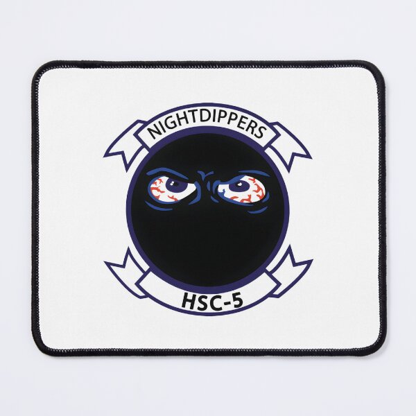 Item preview, US Navy HSC-5 Nightdippers Squadron Insignia designed and sold by CharlieDesings.