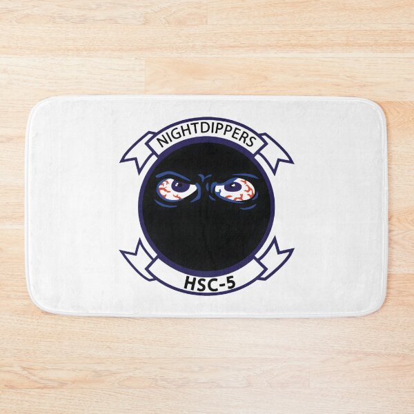 Item preview, US Navy HSC-5 Nightdippers Squadron Insignia designed and sold by CharlieDesings.