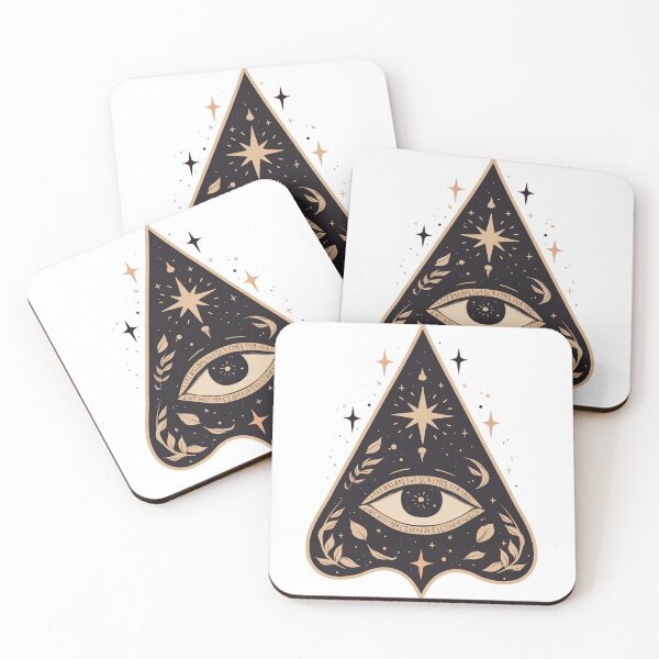 Item preview, All seeing eye planchette designed and sold by MendaciousMina.