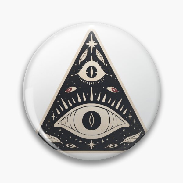 Item preview, All seeing eye triangle designed and sold by MendaciousMina.
