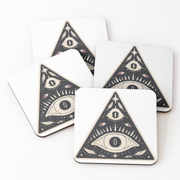 Item preview, All seeing eye triangle designed and sold by MendaciousMina.