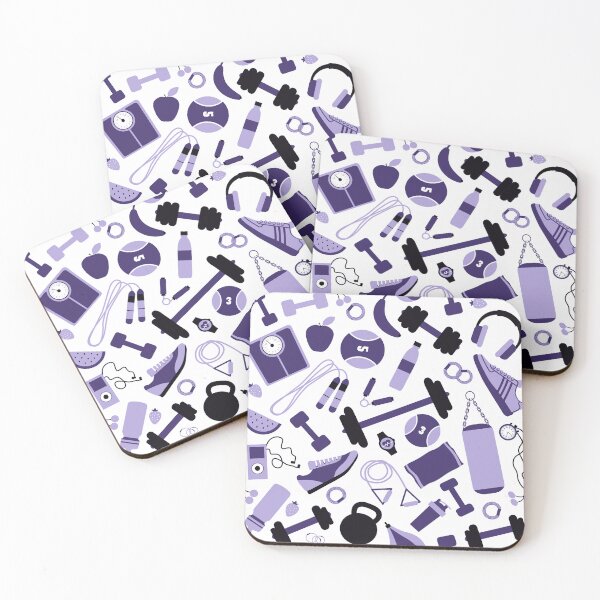 Item preview, Gym Fitness Workout Purple designed and sold by VintageStyle.