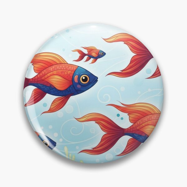 Item preview, Luminous fish in the ocean designed and sold by Sigtrix.