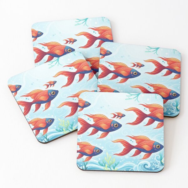 Item preview, Luminous fish in the ocean designed and sold by Sigtrix.