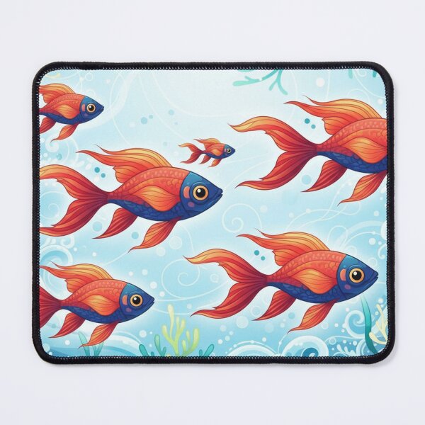 Item preview, Luminous fish in the ocean designed and sold by Sigtrix.