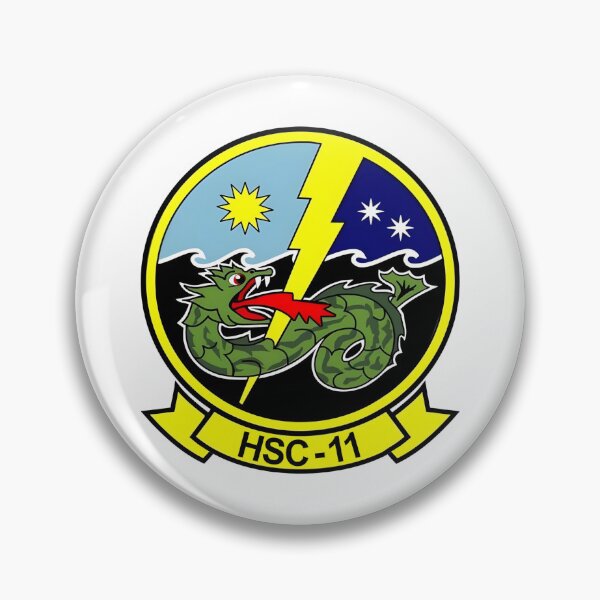 Item preview, US Navy HSC-11 DragonSlayers Squadron Insignia designed and sold by CharlieDesings.