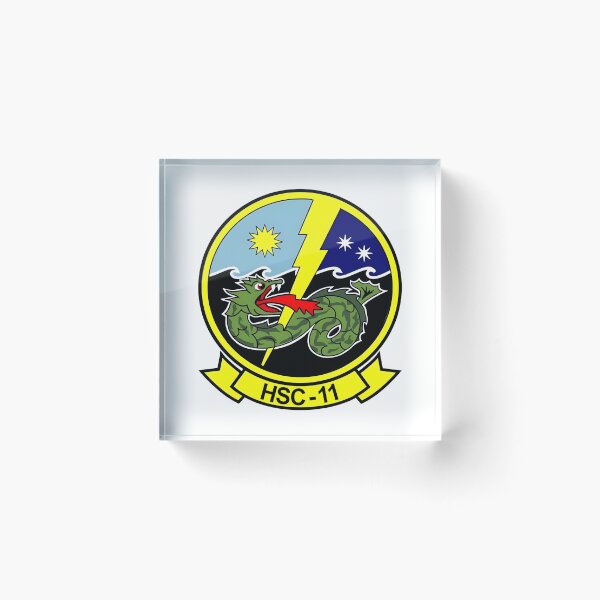 Item preview, US Navy HSC-11 DragonSlayers Squadron Insignia designed and sold by CharlieDesings.