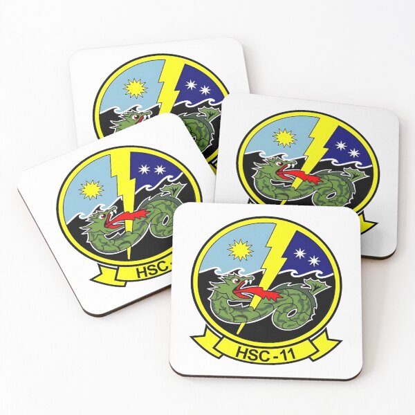 Item preview, US Navy HSC-11 DragonSlayers Squadron Insignia designed and sold by CharlieDesings.