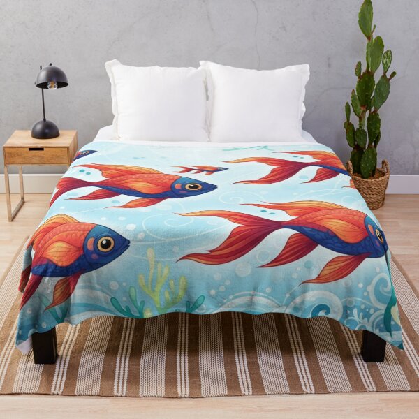Item preview, Luminous fish in the ocean designed and sold by Sigtrix.