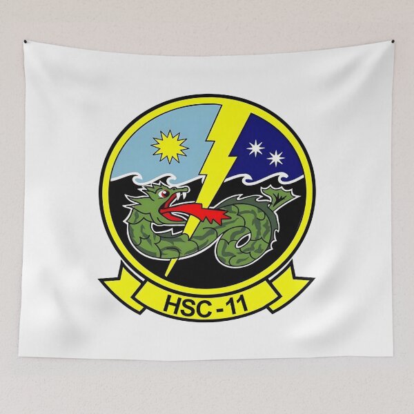Item preview, US Navy HSC-11 DragonSlayers Squadron Insignia designed and sold by CharlieDesings.
