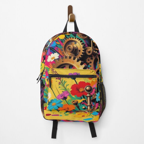 Item preview, Mechanical Garden Fusion – When technology and nature merge in a colorful artistic moment designed and sold by FotoworldEdel.