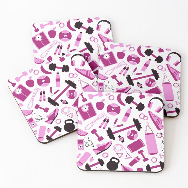 Item preview, Gym Fitness Workout Pink designed and sold by VintageStyle.