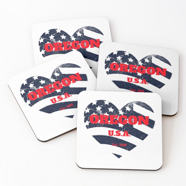 Item preview, Oregon Patriot Heart Flag designed and sold by ArtistryAlch.