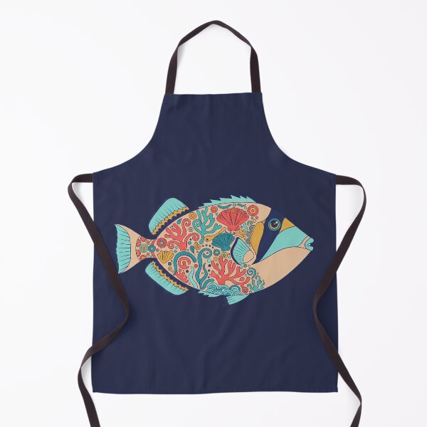 Item preview, Colorful Picasso Triggerfish – Folk Art by heidiannemorris © designed and sold by FOLK ART FUSION by heidiannemorris.