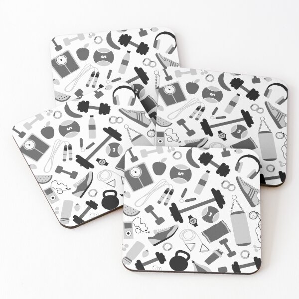 Item preview, Gym Fitness Workout Black and White designed and sold by VintageStyle.