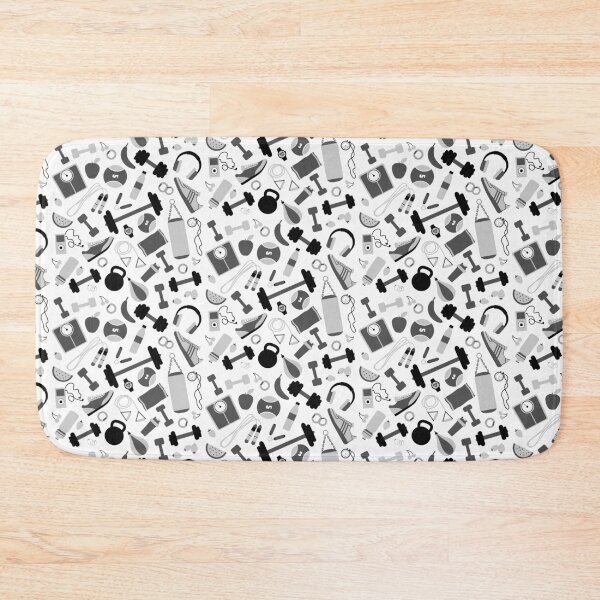 Item preview, Gym Fitness Workout Black and White designed and sold by VintageStyle.