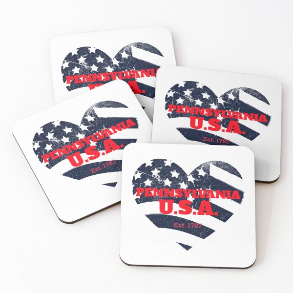 Item preview, Pennsylvania Patriot Heart Flag designed and sold by ArtistryAlch.