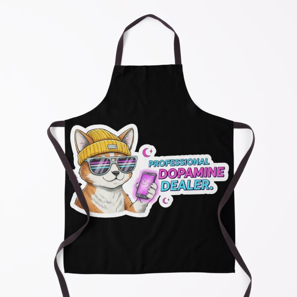 Item preview, Professional Dopamine Dealer Shiba Sticker - tronic Doge Meme & Neon Aesthetic designed and sold by Ishqkidua.