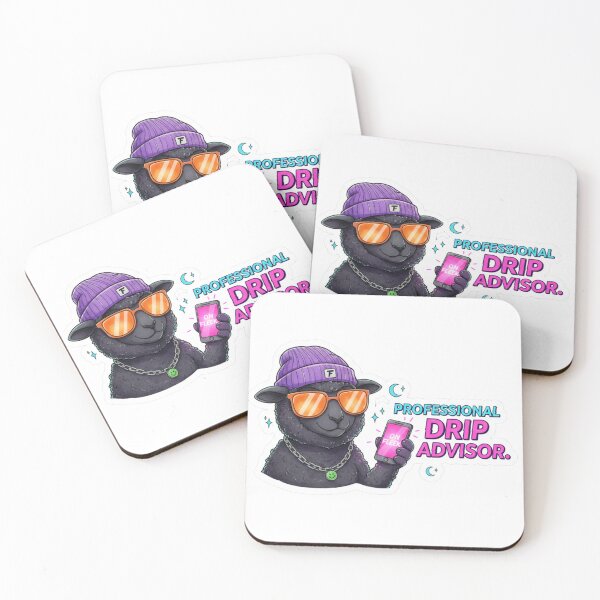 Item preview, Professional Drip Advisor Sheep Sticker - Streetwear Aesthetic & Hypebeast Humor designed and sold by Ishqkidua.