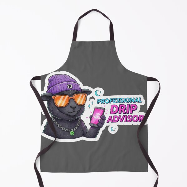 Item preview, Professional Drip Advisor Sheep Sticker - Streetwear Aesthetic & Hypebeast Humor designed and sold by Ishqkidua.