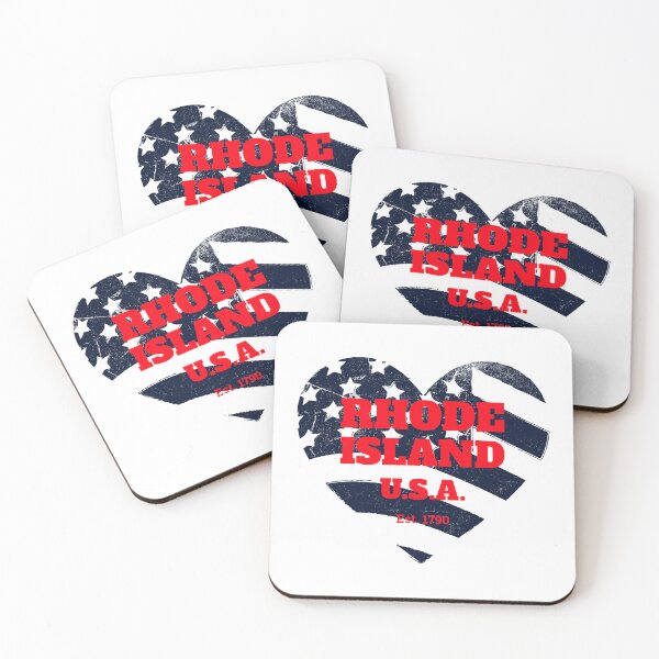 Item preview, Rhode Island Patriot Heart Flag designed and sold by ArtistryAlch.