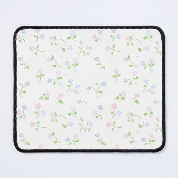 Item preview, Blue and pink Coquette Floral pattern designed and sold by Bonita Faye.