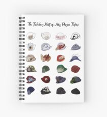 Miss Fisher's Fabulous Hats Spiral Notebook