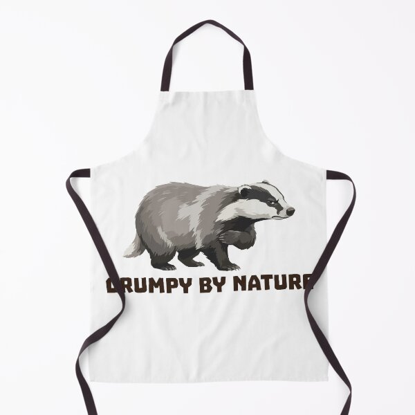 Item preview, Grumpy By Nature Funny European Badger designed and sold by Petzzz.