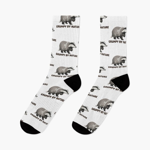Item preview, Grumpy By Nature Funny European Badger designed and sold by Petzzz.