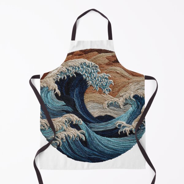 Item preview, Embroidered wave designed and sold by MendaciousMina.