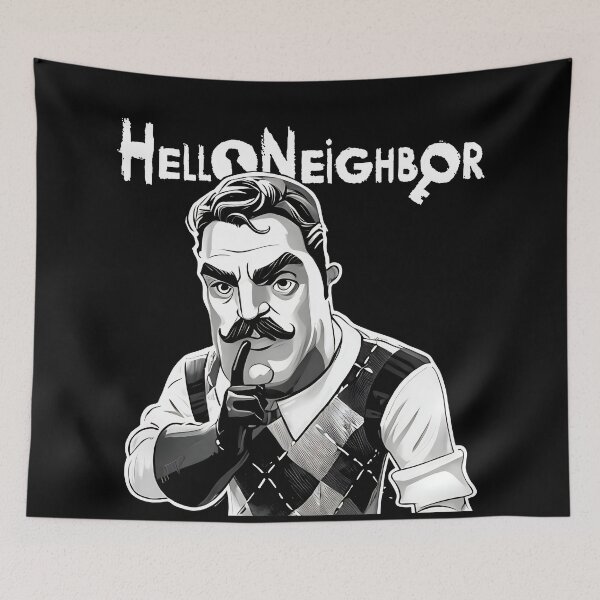 Item preview, Hello Neighbor ® Fan Art Illustration designed and sold by ArtistikAvenue.