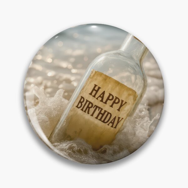 Item preview, Happy Birthday Message in a Bottle designed and sold by Maria Dryfhout.