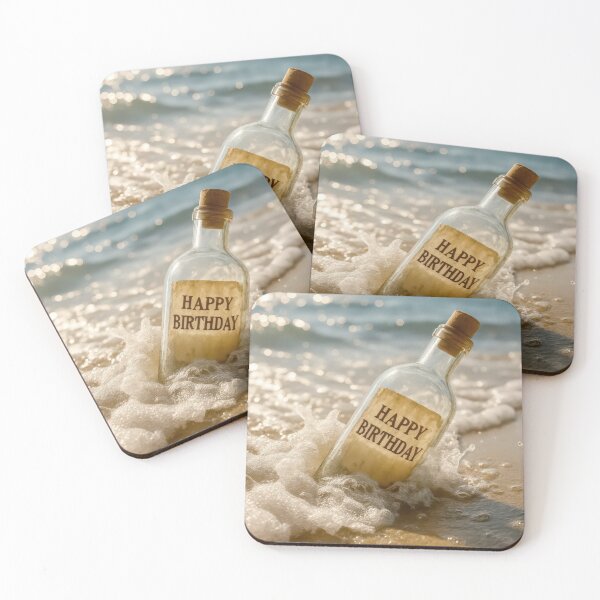 Item preview, Happy Birthday Message in a Bottle designed and sold by Maria Dryfhout.