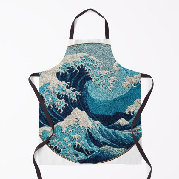 Item preview, Embroidered wave designed and sold by MendaciousMina.