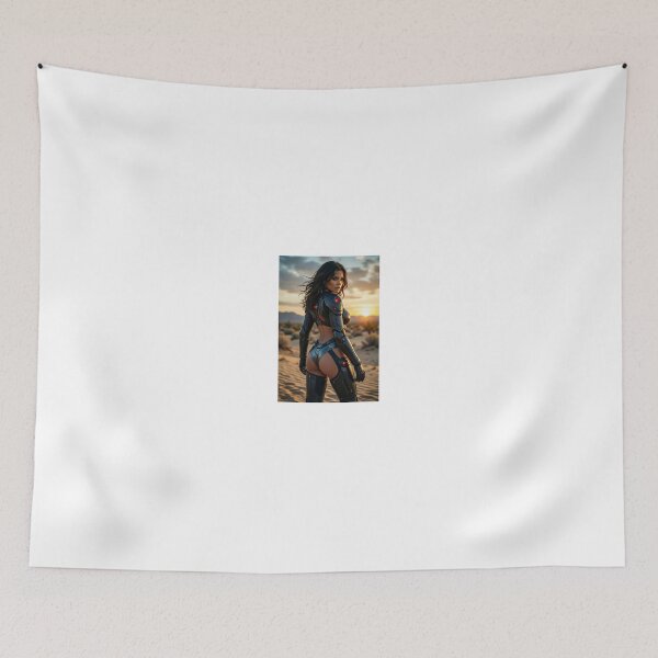 Item preview, Armored Heroine in Desert at Dusk designed and sold by CathryneDelamort.
