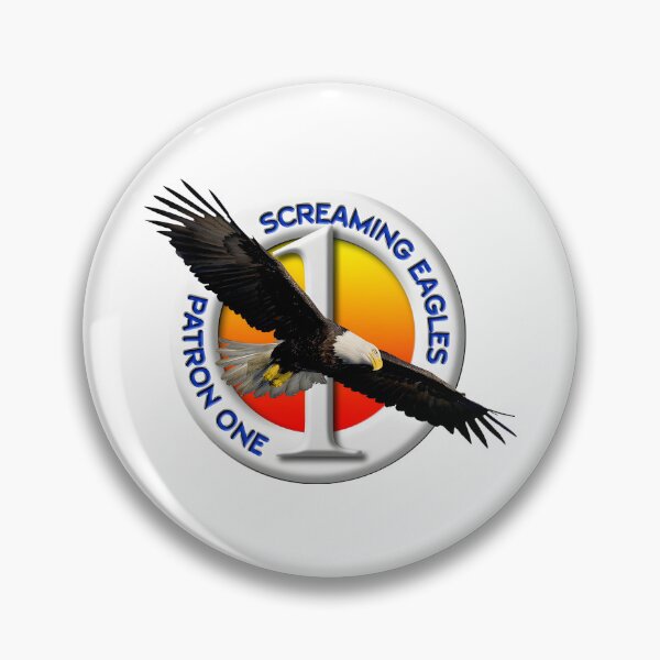 Item preview, Patron One Screaming Eagles Military Emblem designed and sold by CharlieDesings.
