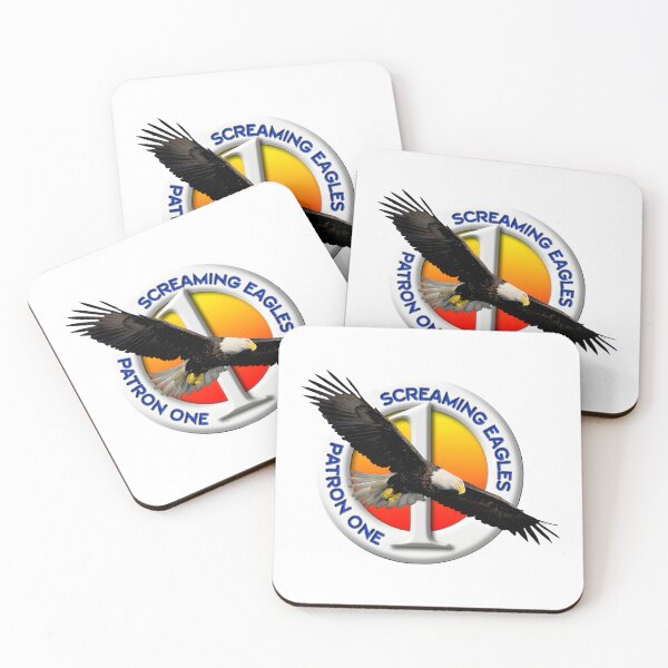Item preview, Patron One Screaming Eagles Military Emblem designed and sold by CharlieDesings.