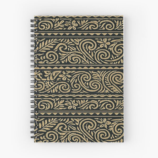 Item preview, Polynesian Tribal Pattern – Seamless Beige on Black Design designed and sold by nigejohn.