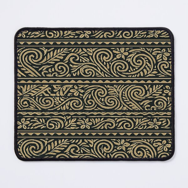 Item preview, Polynesian Tribal Pattern – Seamless Beige on Black Design designed and sold by nigejohn.