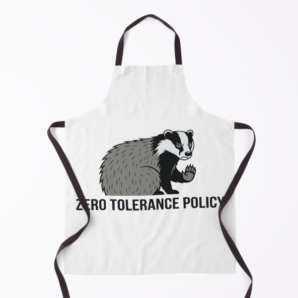 Item preview, Zero Tolerance Policy Funny Antisocial European Badger designed and sold by Petzzz.