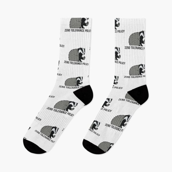 Item preview, Zero Tolerance Policy Funny Antisocial European Badger designed and sold by Petzzz.