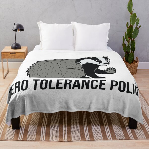 Item preview, Zero Tolerance Policy Funny Antisocial European Badger designed and sold by Petzzz.