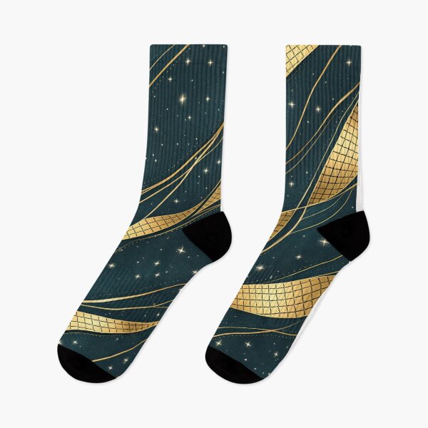 Item preview, Luxe Teal & Gold Celestial Flow Pattern designed and sold by annenambiro.