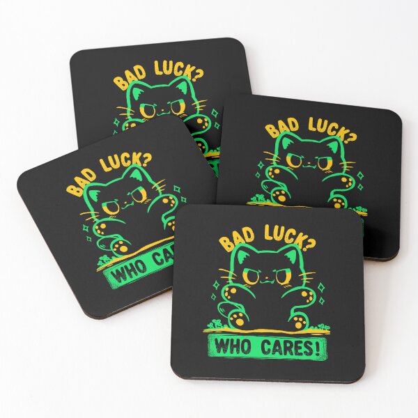 Item preview, Bad Luck Who Cares designed and sold by TechraNova.