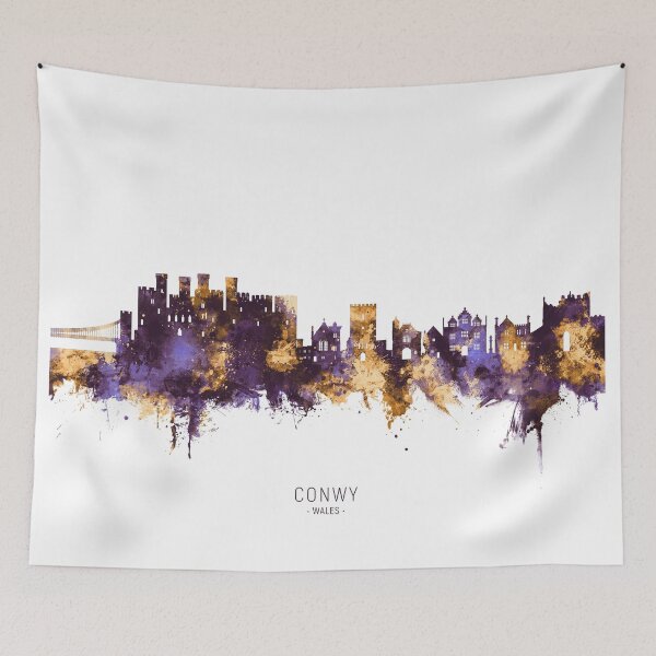 Item preview, Conwy Wales Skyline designed and sold by ArtPrints.