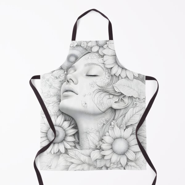 Item preview, Ethereal Woman Surrounded By Blooming Sunflowers designed and sold by Shoot-The-Moon.