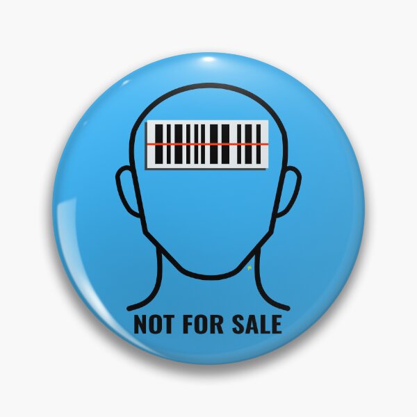 Item preview, Not For Sale Human Barcode Statement designed and sold by NotEqualOfficial.