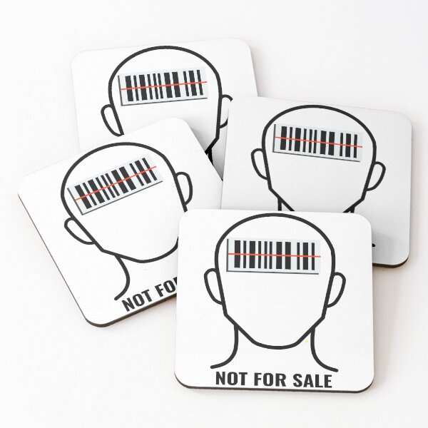 Item preview, Not For Sale Human Barcode Statement designed and sold by NotEqualOfficial.