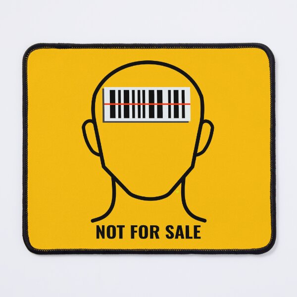 Item preview, Not For Sale Human Barcode Statement designed and sold by NotEqualOfficial.