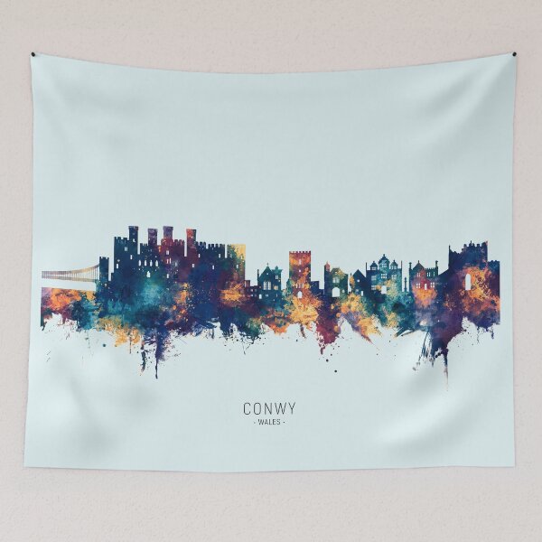 Item preview, Conwy Wales Skyline designed and sold by ArtPrints.